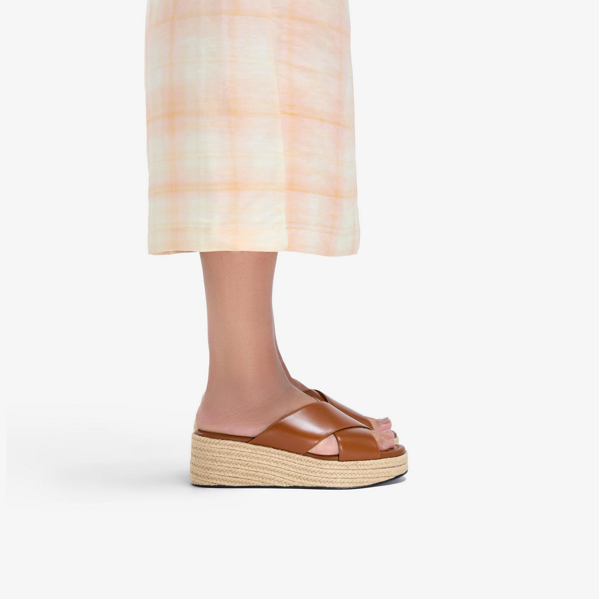 Tessiah Mule 2 Tan Leather - US 7679