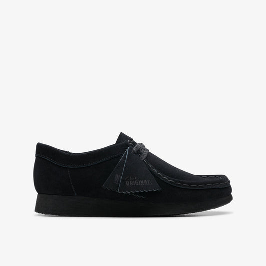 Wallabee Kid Black Suede - US 0696