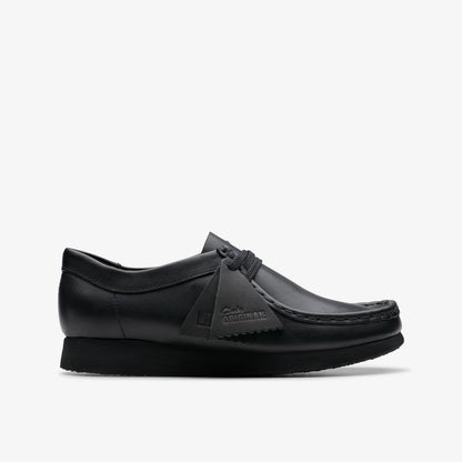 Wallabee Kid Black Leather - US 7682