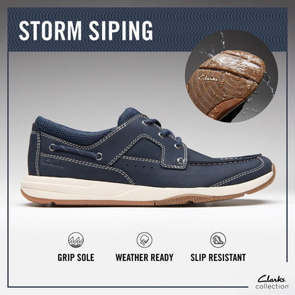 Sailview Lace Navy Nubuck - US 1066