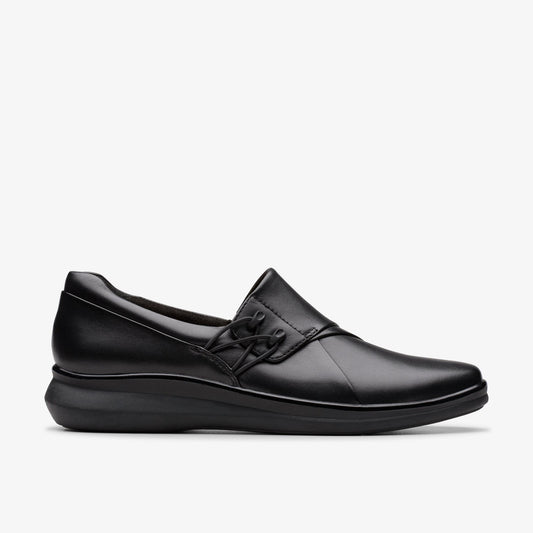 Lynell Slip Black Leather - US 9151