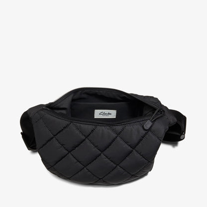 Quilted Trail Strap Crossbody Bag Black - US 1999