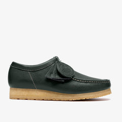 Dark Green Leather