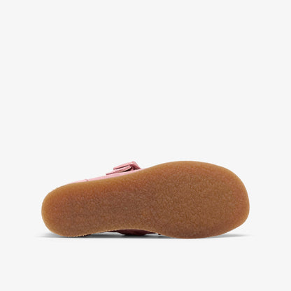 Wallabee T Bar Big Kids Pink Suede - US 3043