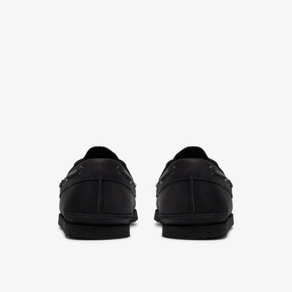 Godney Boat Black Leather - US 8848
