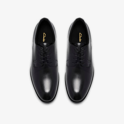 Bowburn Lace Shoes Black Leather - US 9395