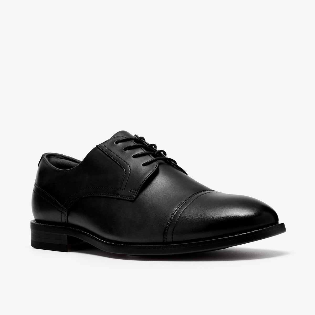 Bowburn Cap Shoe Black Leather - US 4094