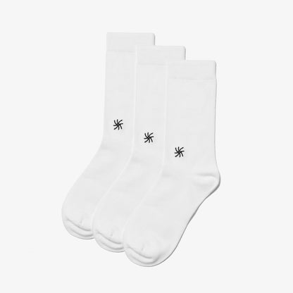 Cloudsteppers 3 Pack Crew White - US 3580