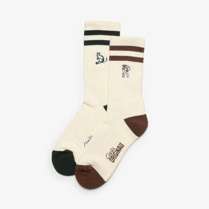 Originals 2 Pack Socks Green/Cola - US 1423