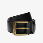Grain Leather Belt Black - US 0123