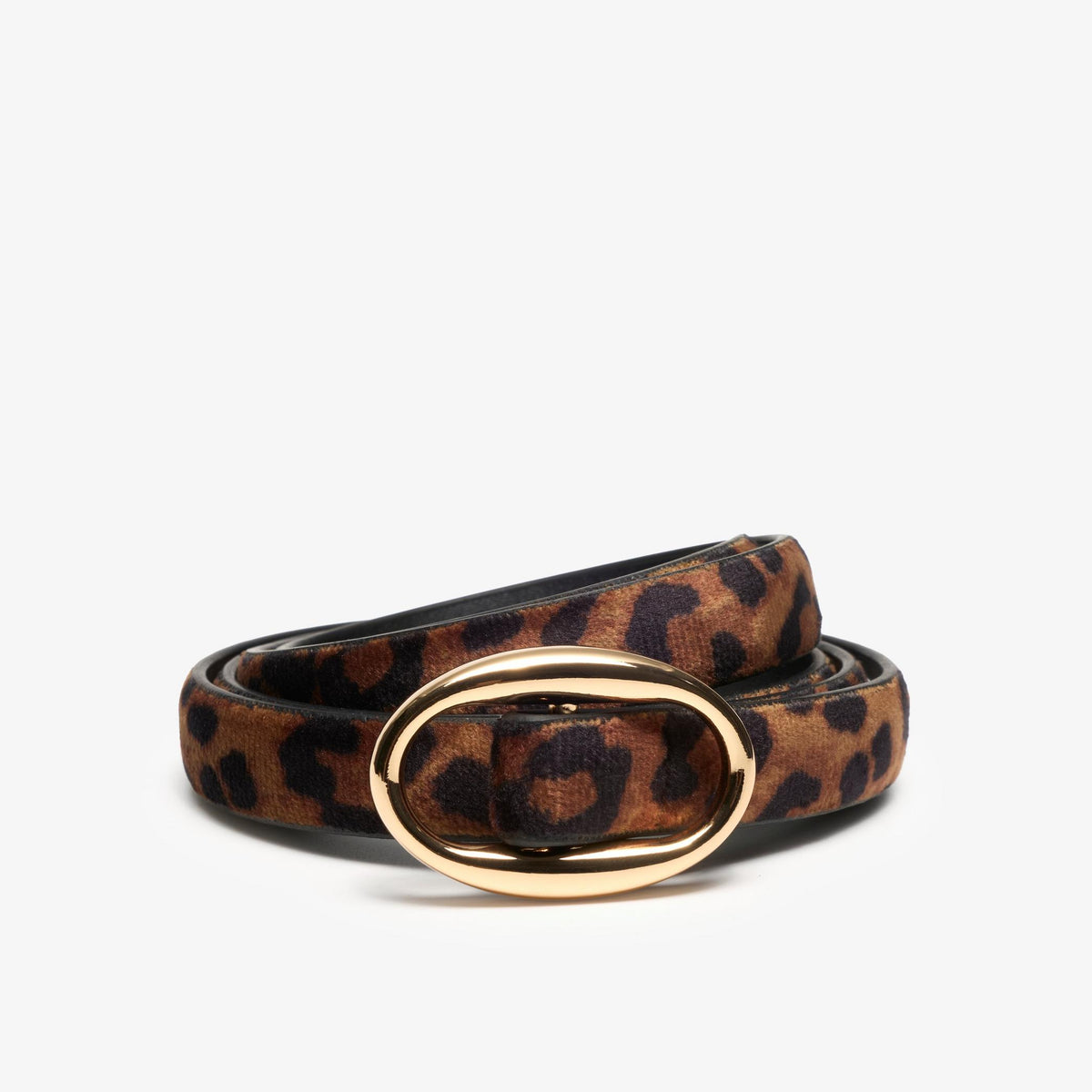 Narrow Interest Belt Leopard Print - US 0010