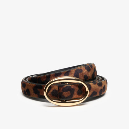 Narrow Interest Belt Leopard Print - US 0010