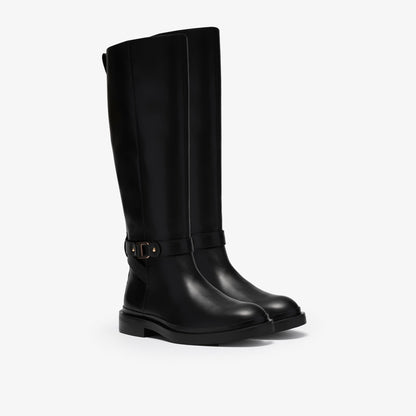 Previa Bit Black Leather - US 6600