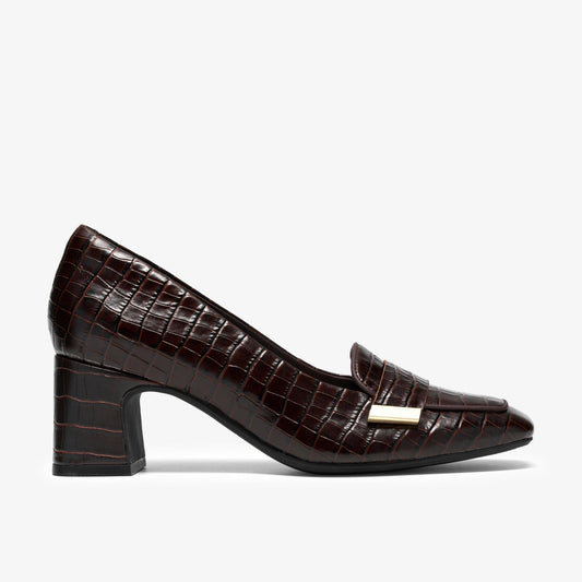 Fernie Edge Dark Brown Crocodile - US 2133