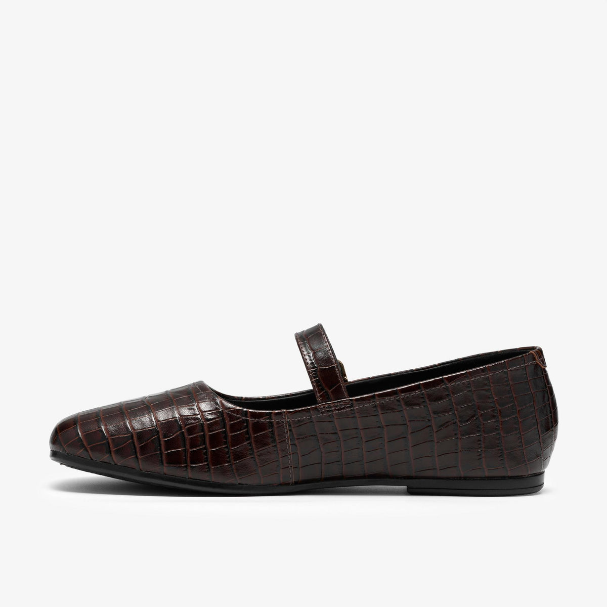 Livia Jane Dark Brown Crocodile - US 4943