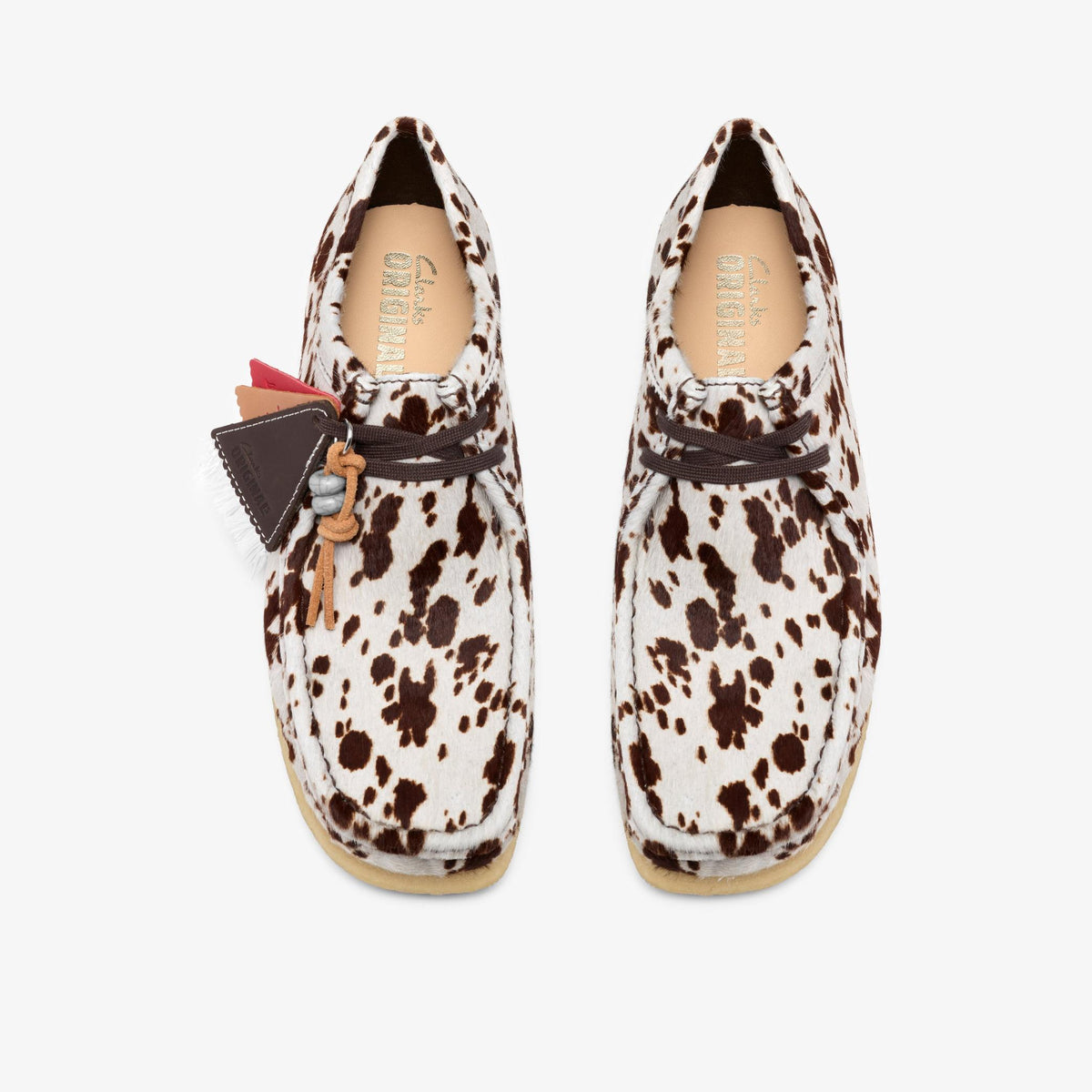 Wallabee Brown Cow Print - US 7950