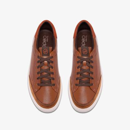 Code Tie Dark Tan Leather - US 2988