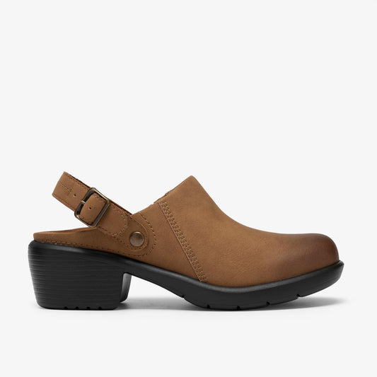 Kynnzie Mule Dark Tan Leather - US 4589