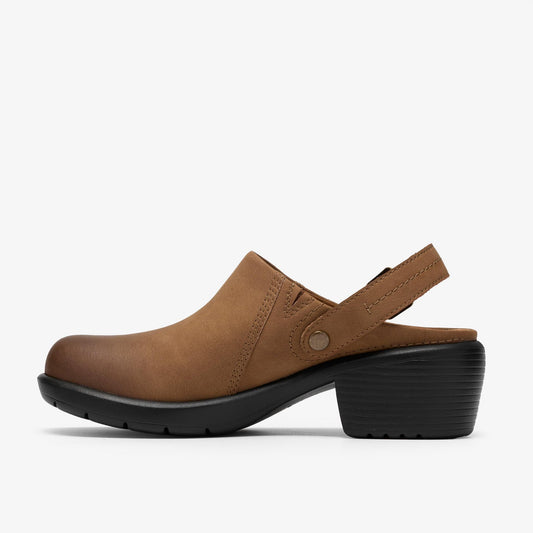 Kynnzie Mule Dark Tan Leather - US 4589