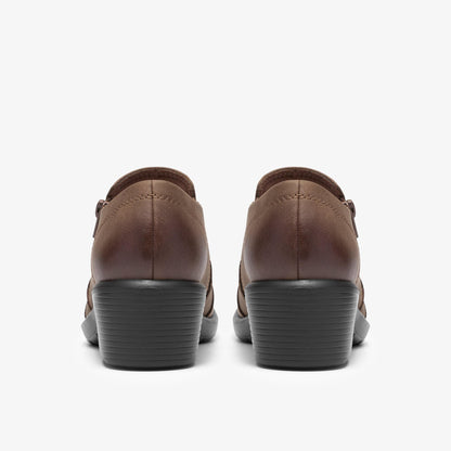 Kynnzie Zip Taupe Leather - US 5681