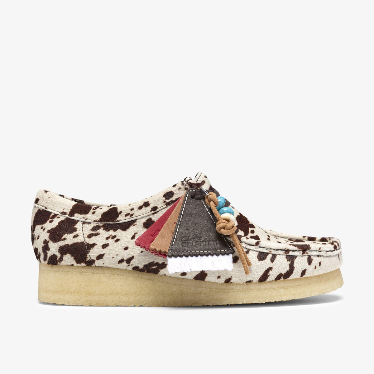Wallabee Brown Cow Print - US 0757