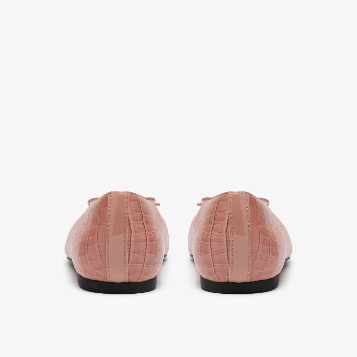 Befana Bow Light Pink Crocodile - US 9042