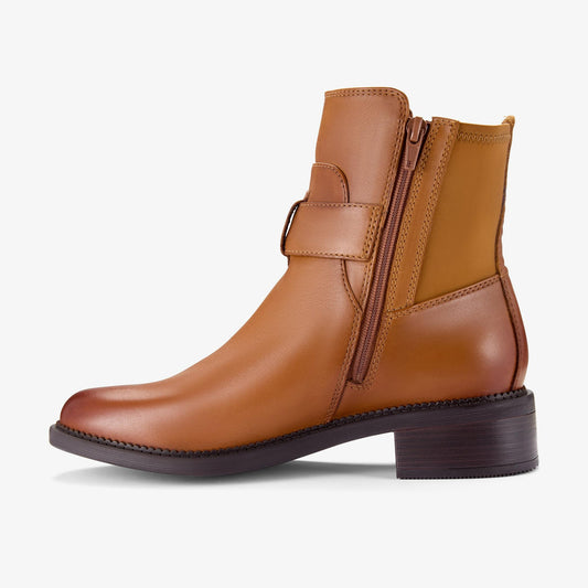 Maye Beth Dark Tan Leather - US 3086